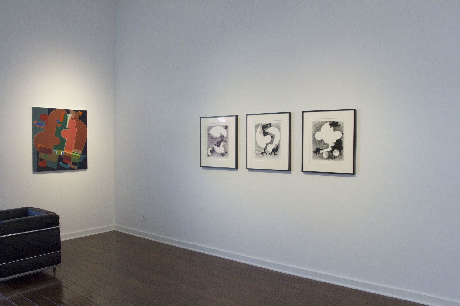 Laurie Fendrich, Modern Times Recent Paintings &amp; Drawings Installation 6