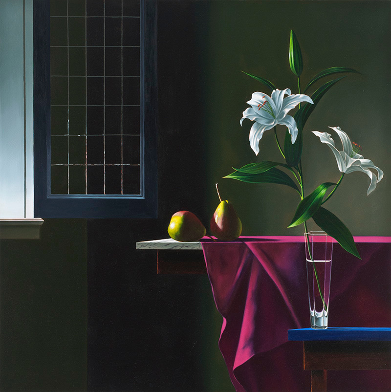 Untitled (Casablanca), 2011     oil on canvas 30 x 30 inches;  76.2 x 76.2 centimeters LSFA# 12370