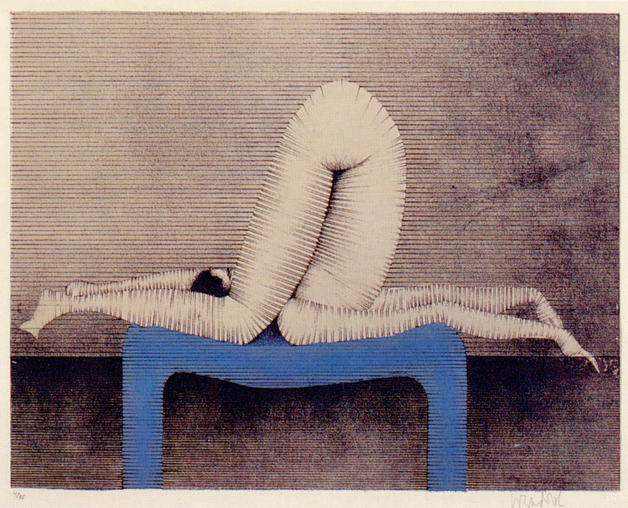 Paul Wunderlich (1927&amp;ndash;2010)

Position A, 1967

Color lithograph

16 1/4 x 21 in. (41.28 x 53.34 cm)&amp;nbsp;

&amp;nbsp;