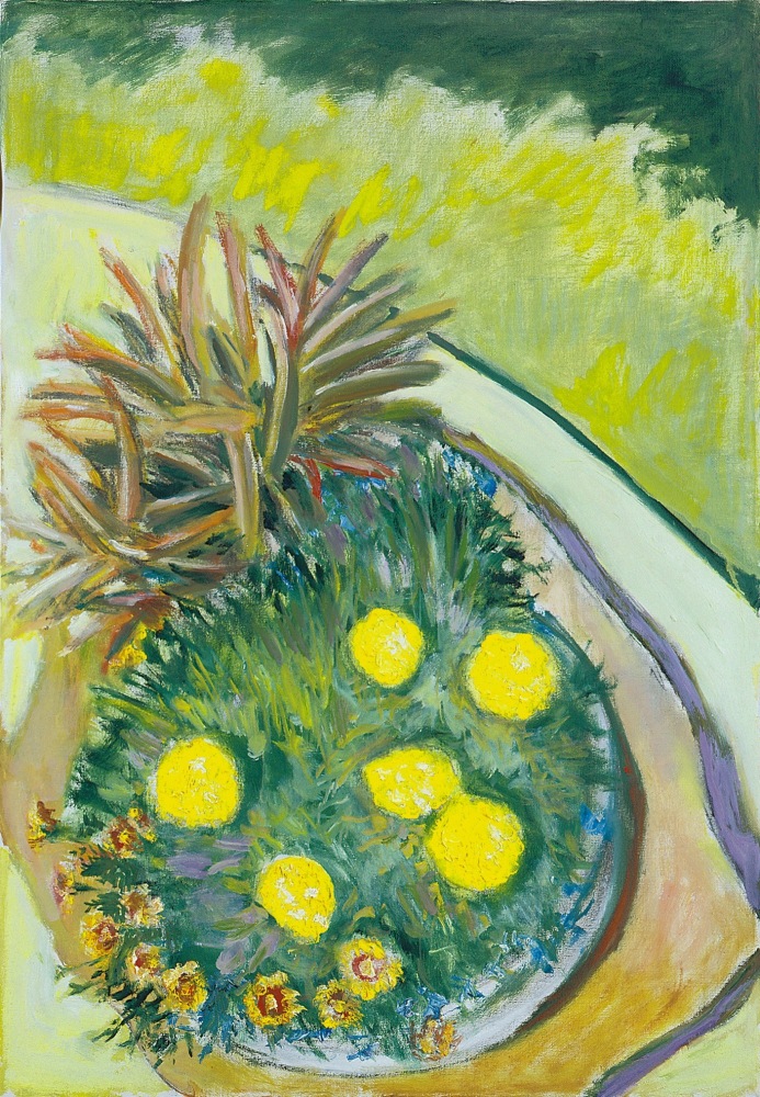 Plants on Patio, May 1984

Oil on canvas

32 x 22 inches
