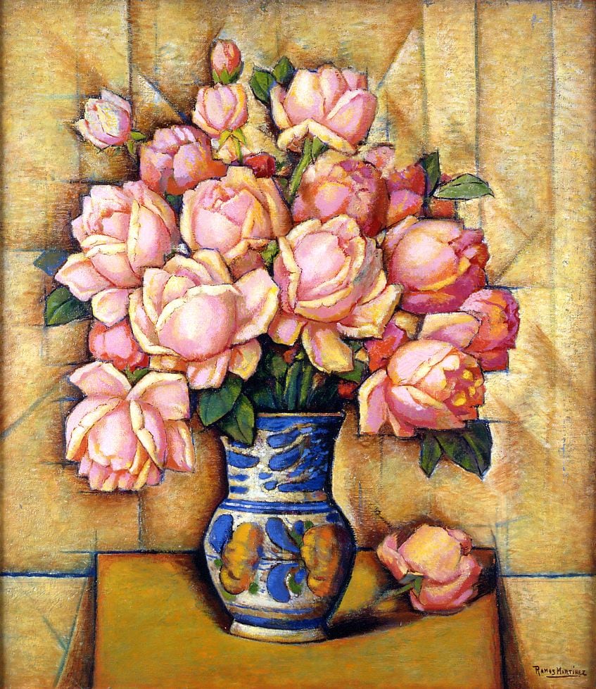 Roses, circa 1920

oil on canvas

21 1/2 x 27 3/4 inches; 54.5 x 70.5 cm