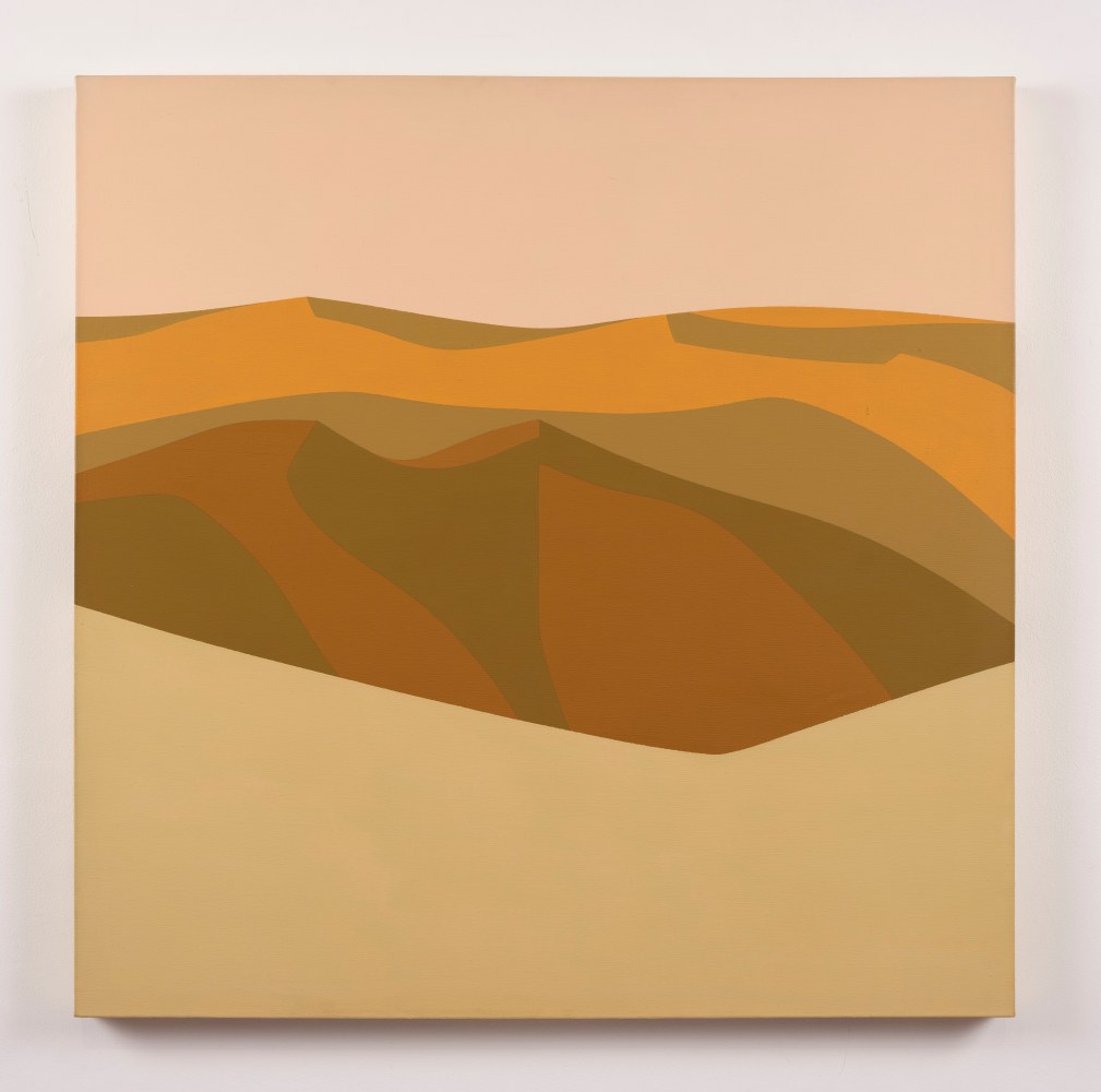 Helen Lundeberg (1908-1999)
Desert Hills, 1967
acrylic on canvas
40 x 40 inches; 101.6 x 101.6 centimeters
LSFA# 1228&amp;nbsp;