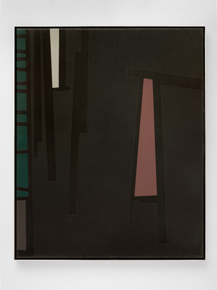 Karl Benjamin (1925-2012) TG#16, 1961 oil on canvas 42 x 34 inches; 106.7 x 86.4 centimeters LSFA# 12496