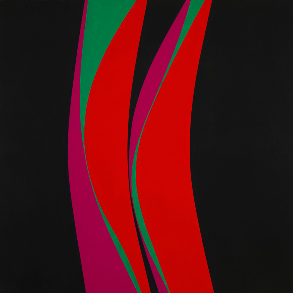 Lorser Feitelson (1898-1978)
Untitled (February 4), 1967
oil on canvas
60 x 60 inches; 152.4 x 152.4 centimeters
LSFA# 1364