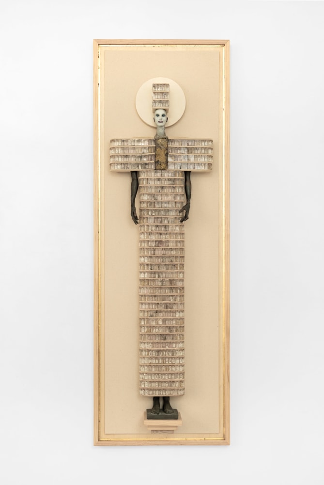 Cecilia Z. Miguez (b. 1955)
The Cure, 2025&amp;nbsp;
bronze, wood, resin, glass, cork, glass microbeads, gold leaf, and oil paint
64 x 21 1/2 x 5 1/2 inches;&amp;nbsp;&amp;nbsp;162.6 x 54.6 x 14 centimeters
LSFA# 16438&amp;nbsp;