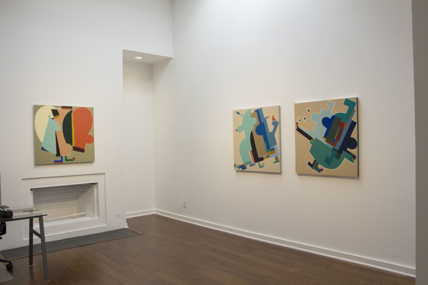 Laurie Fendrich, Modern Times Recent Paintings &amp; Drawings Installation 3