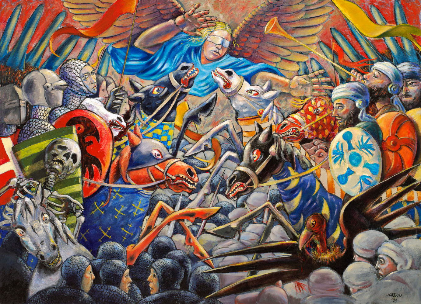 The Ninth Crusade, 1998

oil on canvas

56 x 76 inches; 142.2 x 193 cm

LSFA# 11271