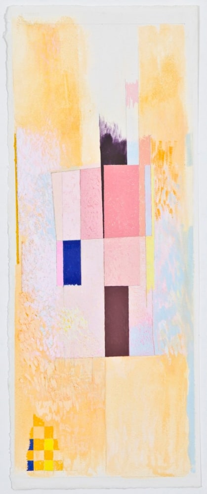 Jeremy Gilbert-Rolfe They Had a Very Pleasant Evening, 2012 gouache on paper 30 x 12 inches; 76.2 x 30.5 centimeters LSFA# 13598