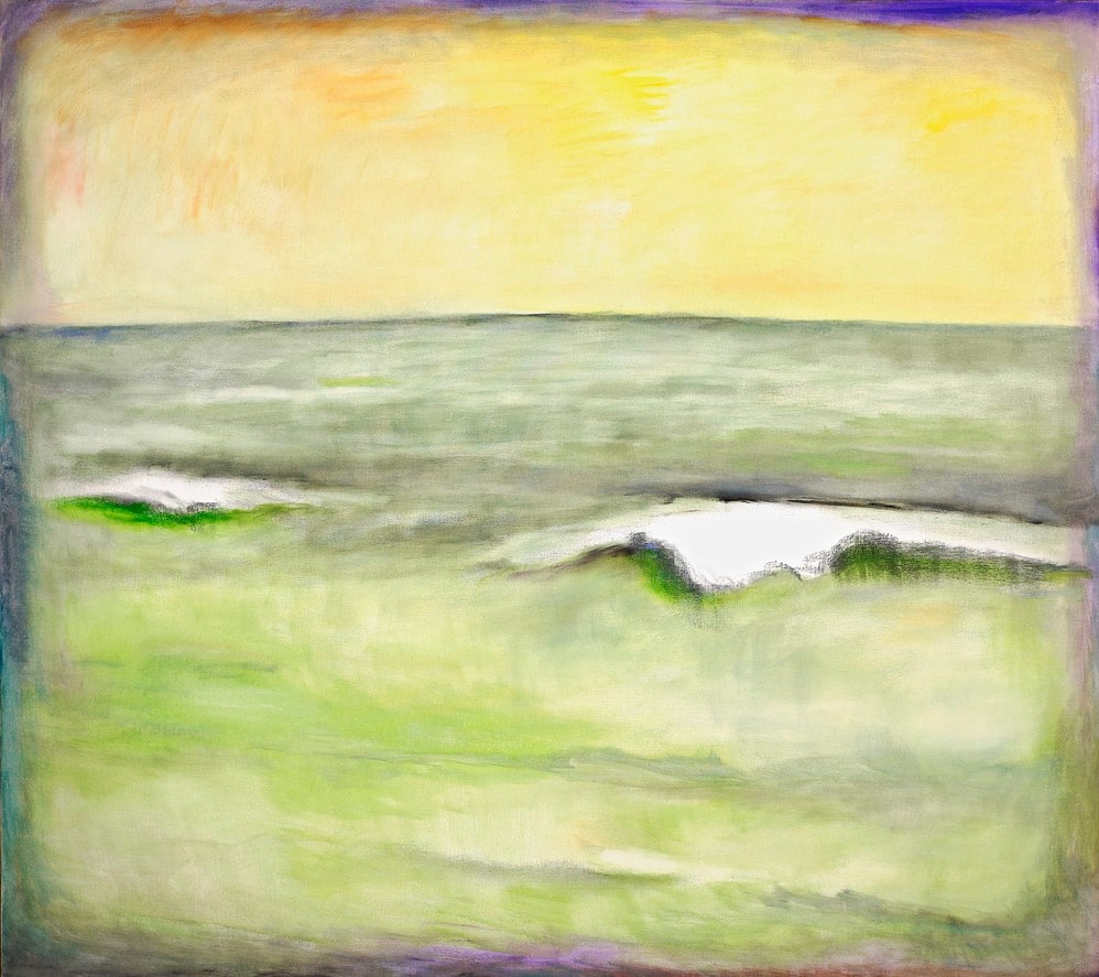 Surf II, 1984, oil on canvas 48 x 54 inches;  121.9 x 137.2 centimeters LSFA# 10638