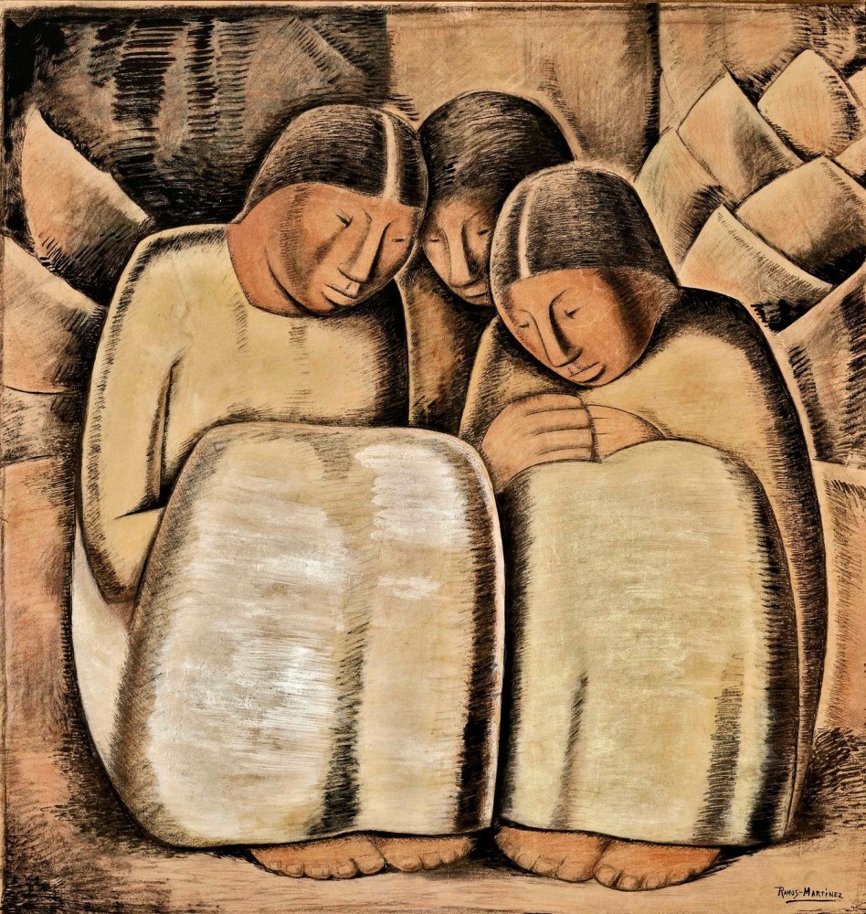 Las Hermanas, c. 1934

tempera on board

34 1/4 x 33 1/4 inches