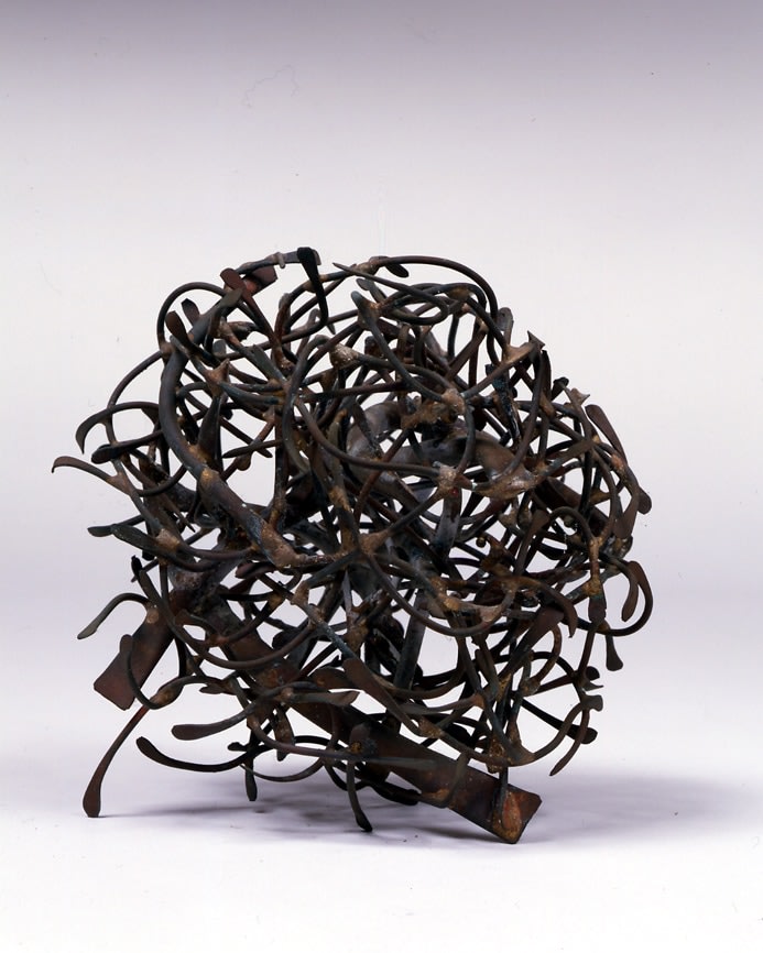 Claire Falkenstein (1908-1997)
Point as a Set, 1964&amp;nbsp;&amp;nbsp;&amp;nbsp;&amp;nbsp;
copper tubing
LSFA# 10161&amp;nbsp;