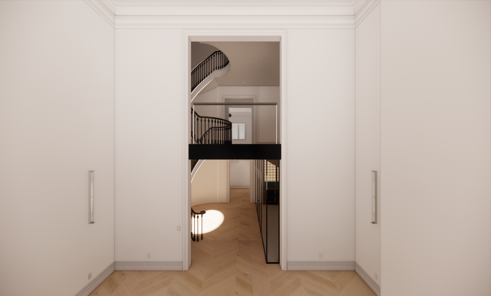Greenwich Village Townhouse, New York, New York. &amp;copy; Baird Architects