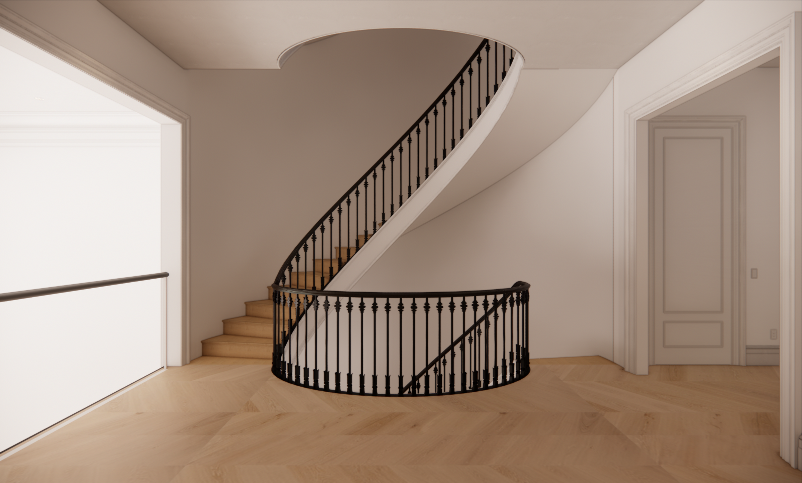 Greenwich Village Townhouse, New York, New York. &amp;copy; Baird Architects