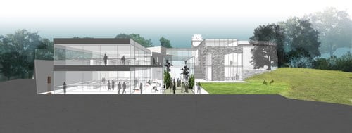 Woodmere Art Museum Proposed Master Plan, Philadelphia, Pennsylvania.&amp;nbsp;Image Credit: &amp;copy; Matthew Baird Architects.