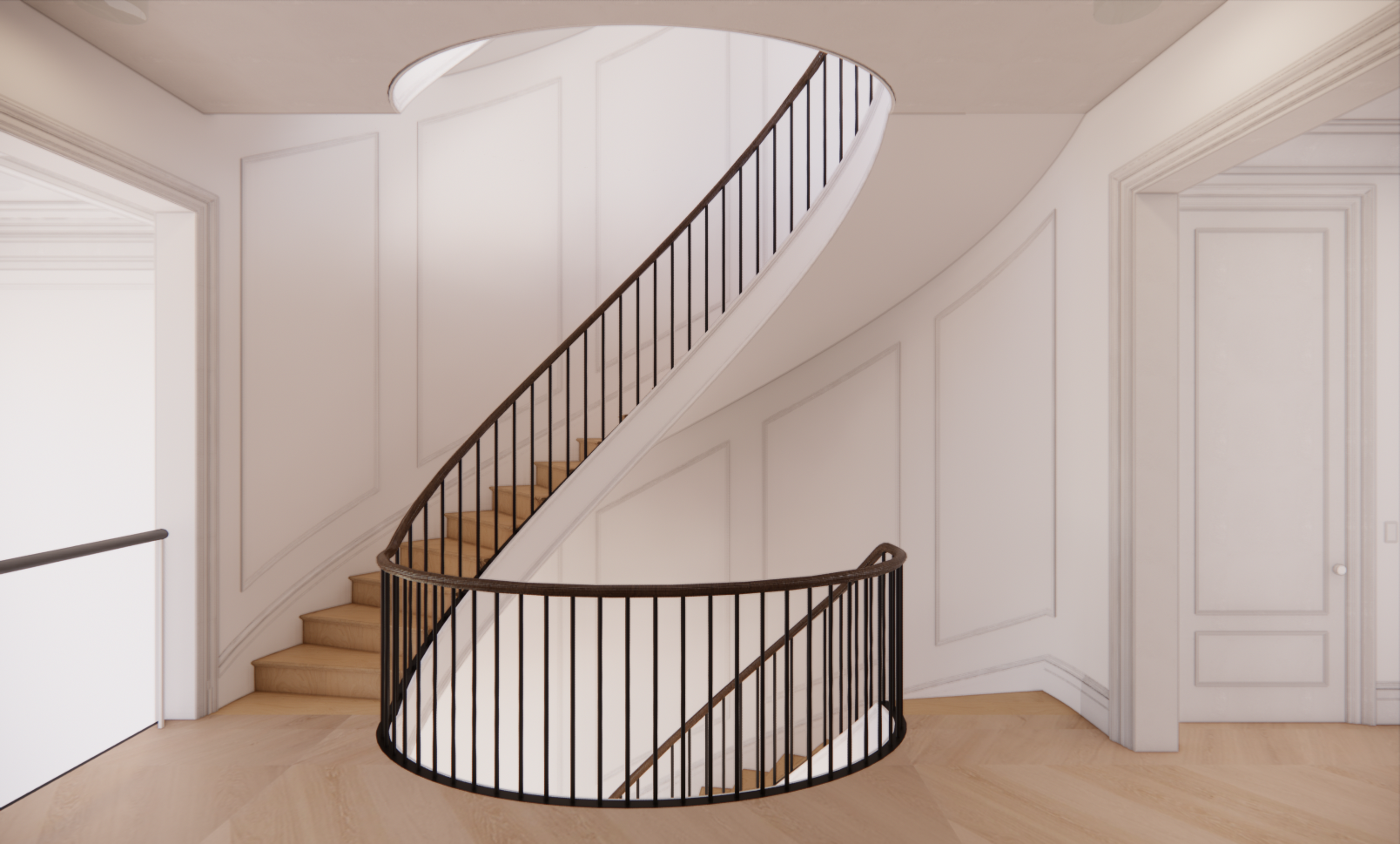 Greenwich Village Townhouse, New York, New York. &amp;copy; Baird Architects