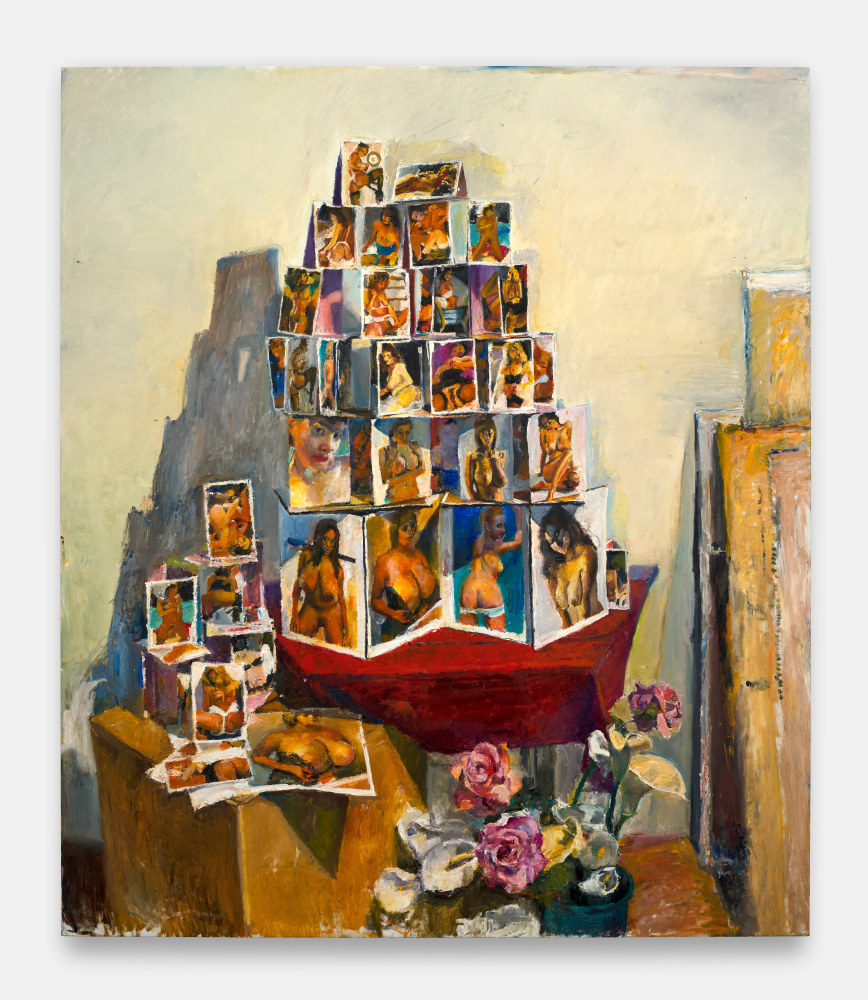 Jesse Edwards
Untitled (Card House #2), 2016
Oil on linen
72h x 62w x 1.50d in
182.88h x 157.48w x 3.81d cm