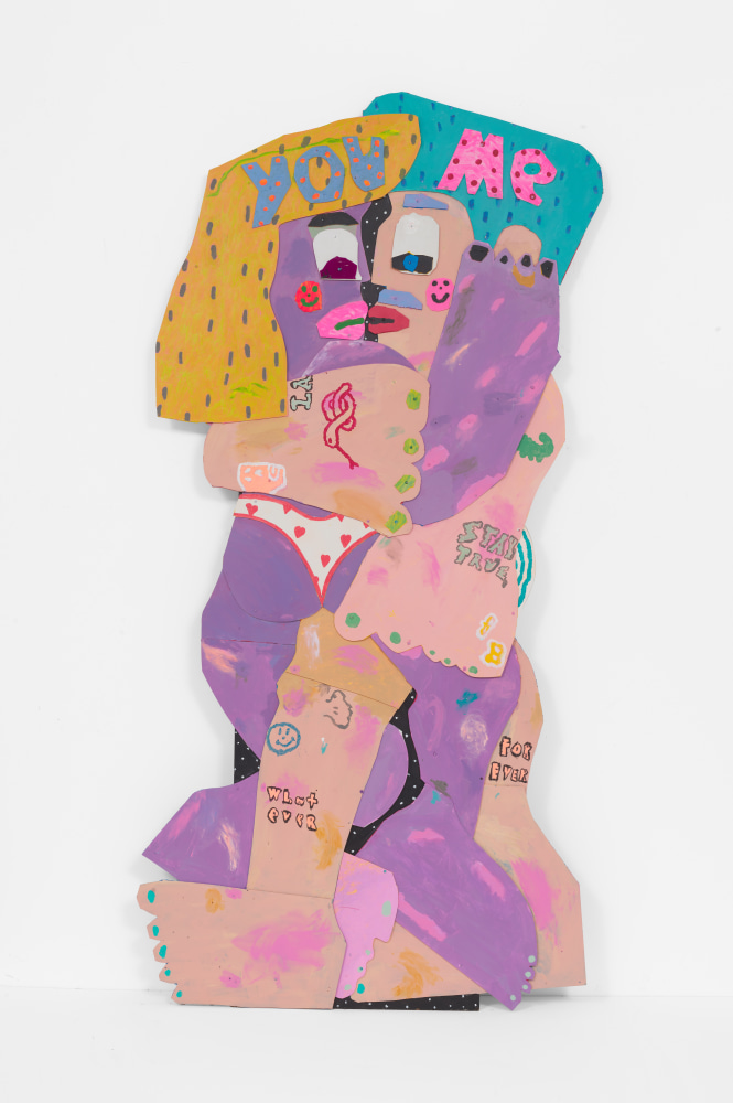 Sammy Binkow
Me + You, 2022
Acrylic and Oil on Plastic and Wood
90.50h x 42w x 1.25d in
229.87h x 106.68w x 3.18d cm