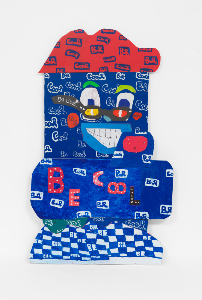 Sammy Binkow
Be Cool, 2021
Acrylic on Plastic and Wood
69.75h x 41.50w in
177.17h x 105.41w cm