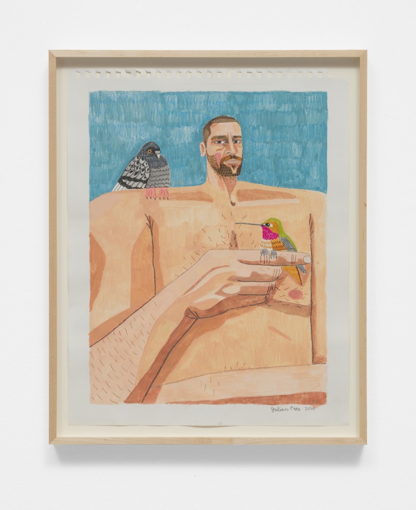 Julian Pace

Self portrait study, 2020

Gouache and colored pencil on paper

17.75h x 14.25w in
45.09h x 36.20w cm