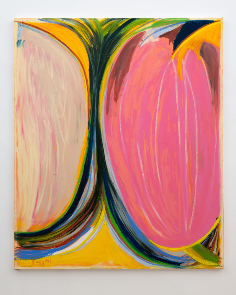 Codi Barbini
Tulipa, 2023
Acrylic and oil stick on canvas
72h x 60w x 1.50d in
182.88h x 152.40w x 3.81d cm