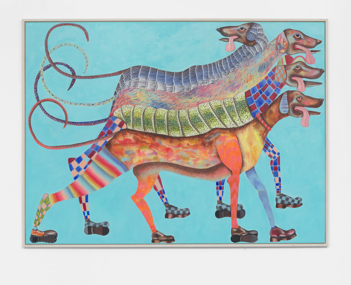 Krystof Strejc
Dog, 2021
Oil on canvas
90.55h x 66.93w in
230h x 170w cm