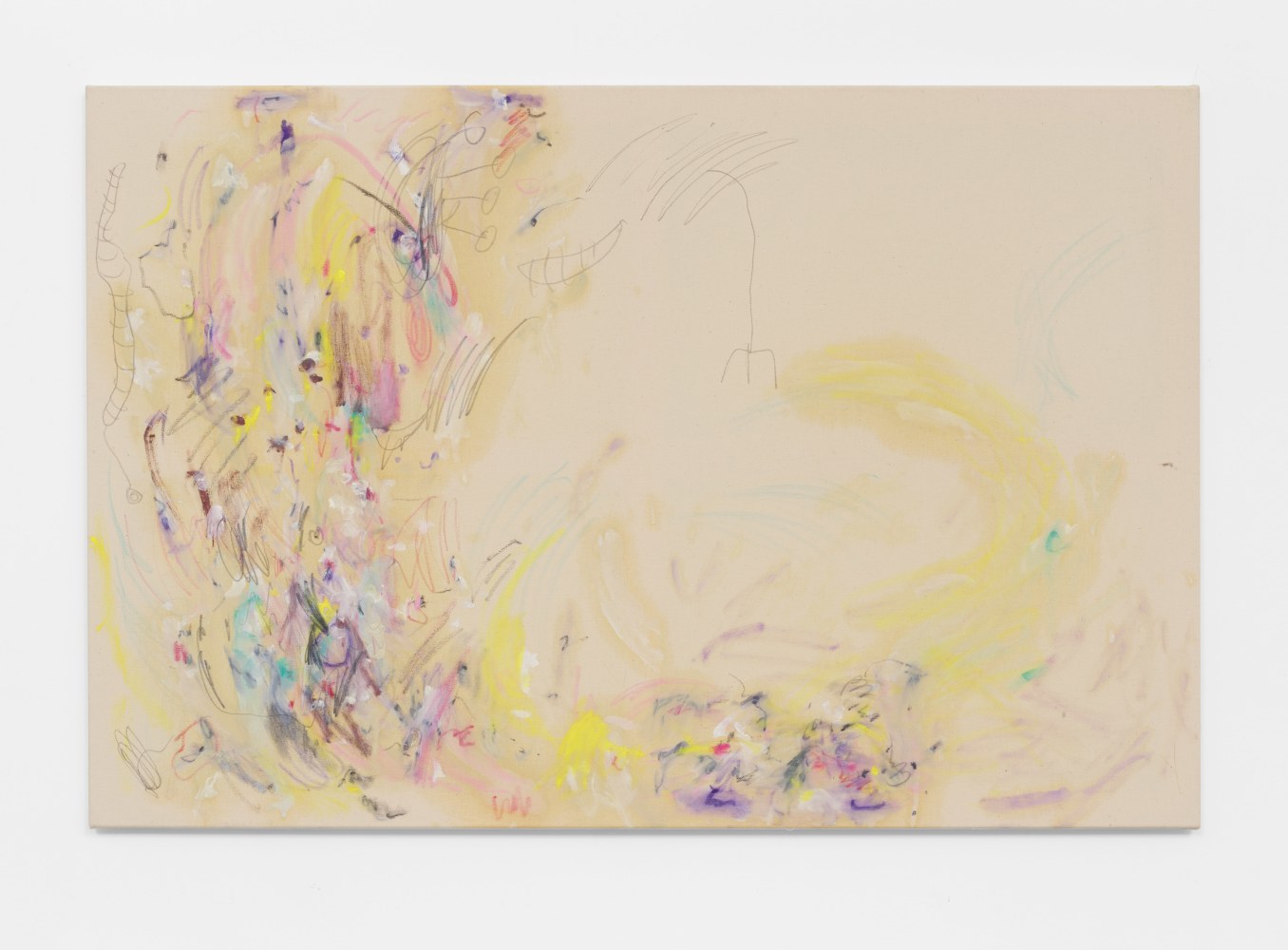 Flora Hauser
Crossing Online, 2022
Pencils and oil on canvas
31.50h x 47.24w in
80h x 120w cm