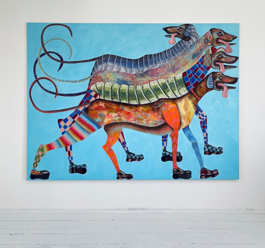 Krystof Strejc

Dog, 2021

Oil on canvas

90.55h x 66.93w in
230h x 170w cm