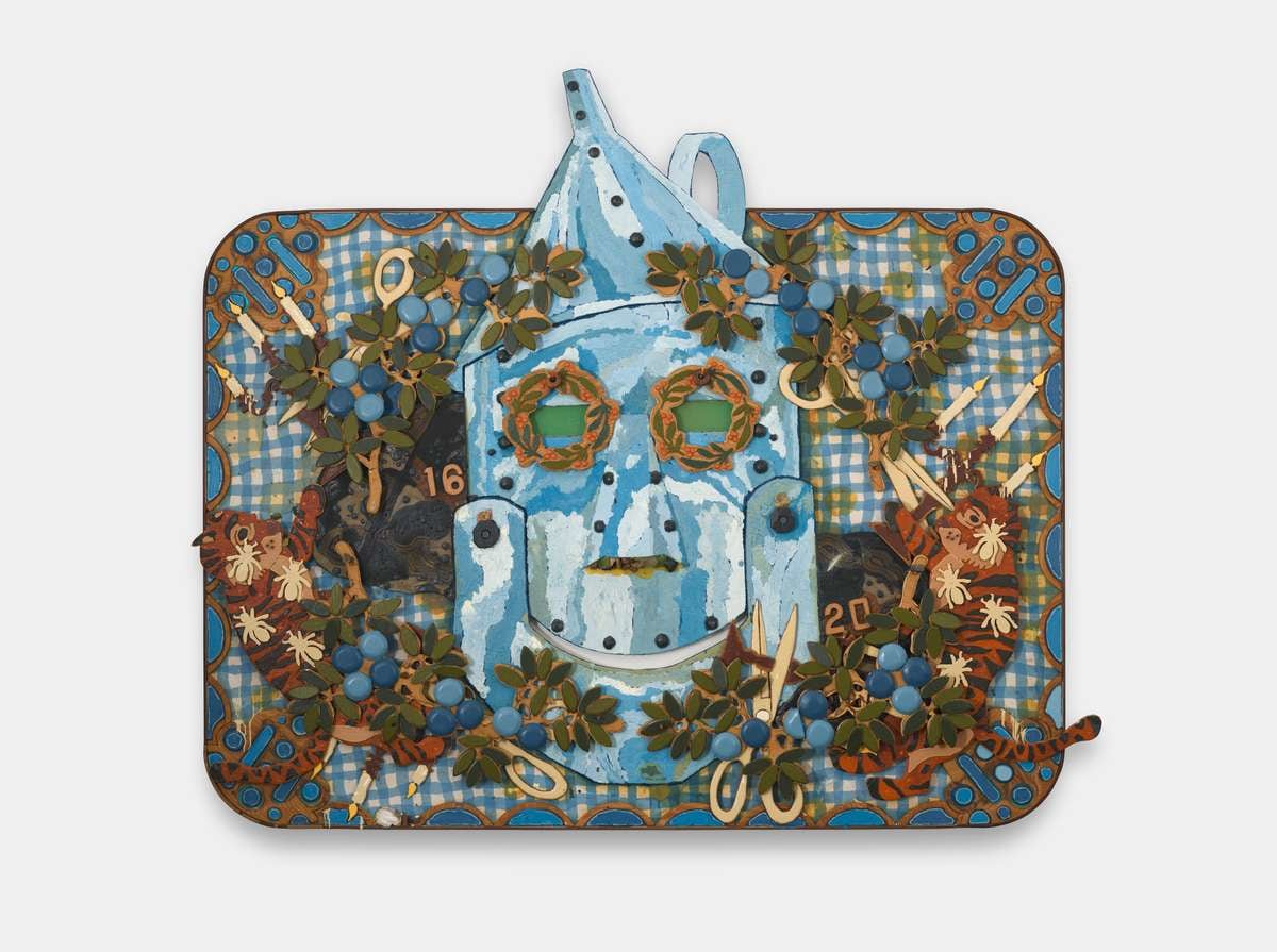 Tyler Macko
Great year, 2023
Yarn, wood, oil and latex
85.00h x 101.00w in
215.90h x 256.54w cm