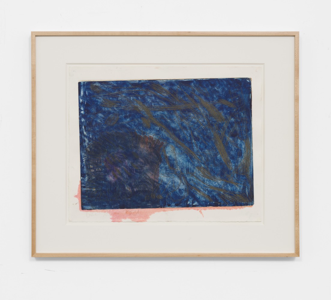 Gene A&amp;#39;Hern
Untitled, 2021
Etching, aquatint, monoprint on paper
12.60h x 16.54w in
32h x 42w cm