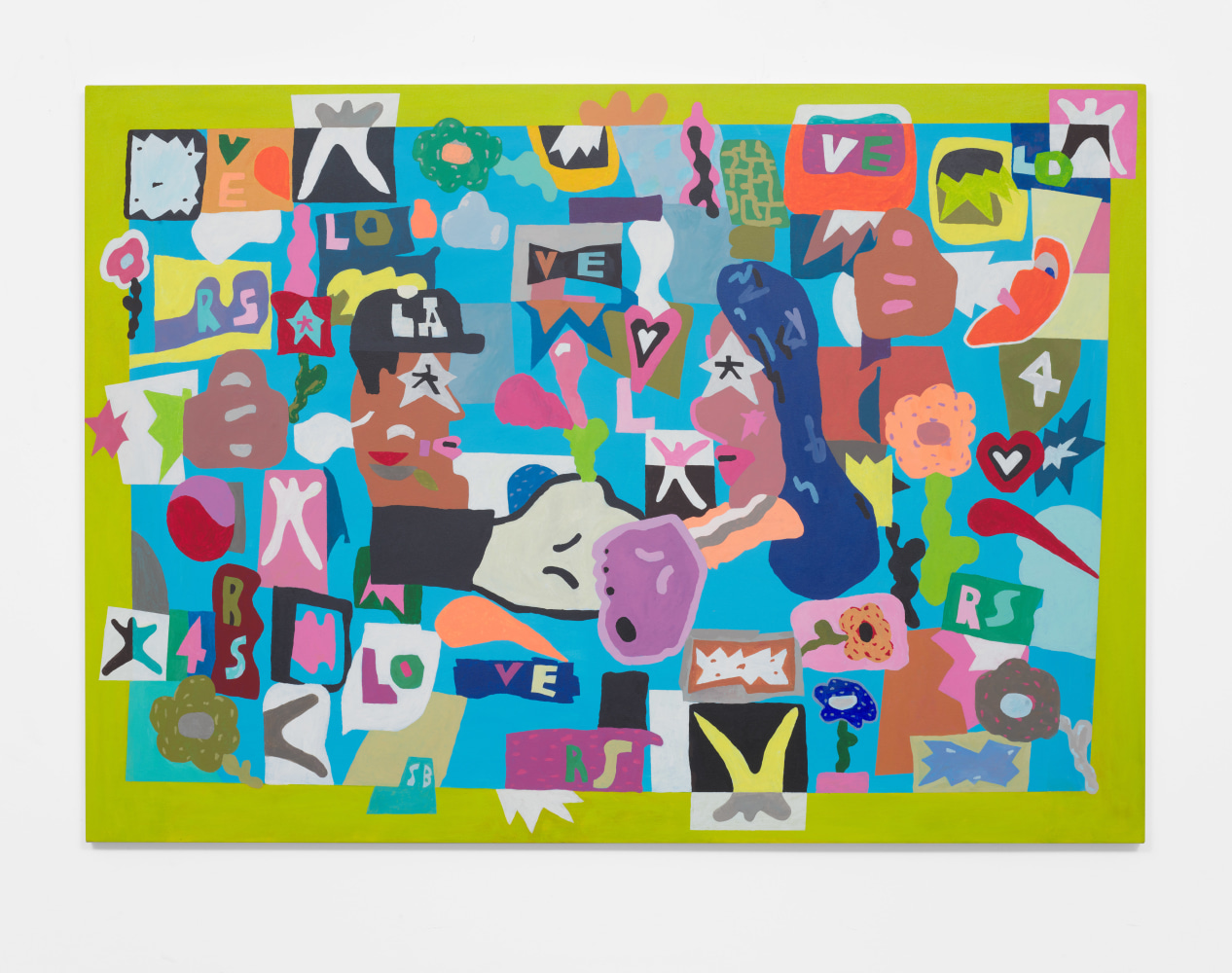 Sammy Binkow
Starcrossed, 2022
Acrylic on canvas
60h x 84w x 1.25d in
152.40h x 213.36w x 3.18d cm
