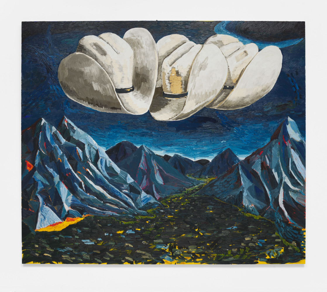 Ken Taylor Reynaga
El valle at dusk, 2020
Oil on canvas
96h x 112w in
243.84h x 284.48w cm

&amp;nbsp;