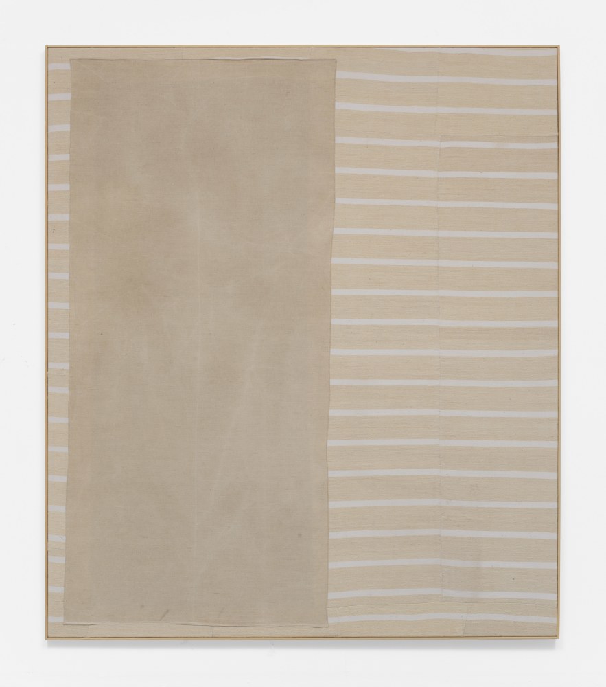 Lawrence Calver

Napes Stripe, 2020

Stitched linens

88.58h x 76.77w in
225h x 195w cm