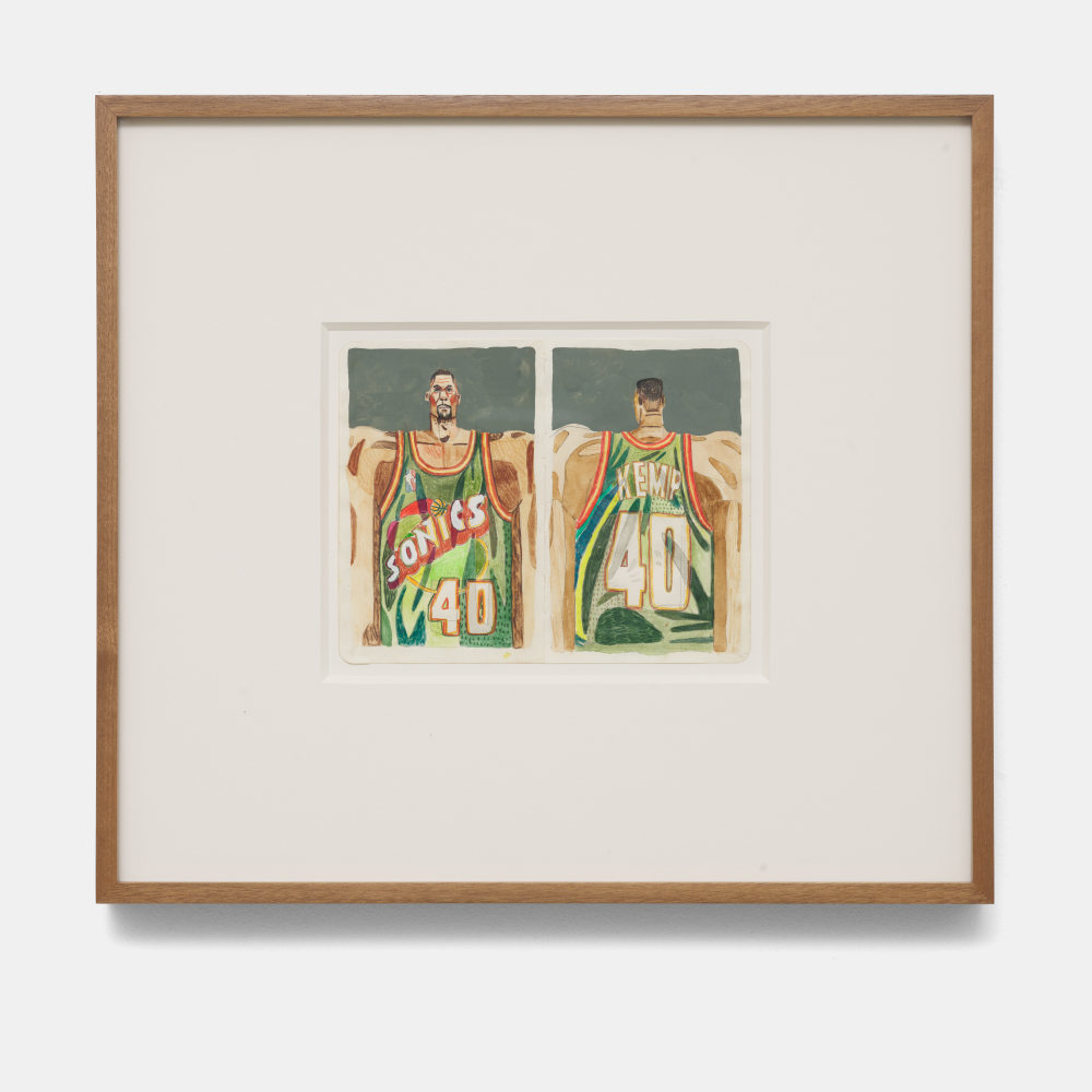 Julian Pace
Kemp (front and back), 2022
Gouache and colored pencil on paper
5h x 7.50w in (Each)
12.70h x 19.05w cm