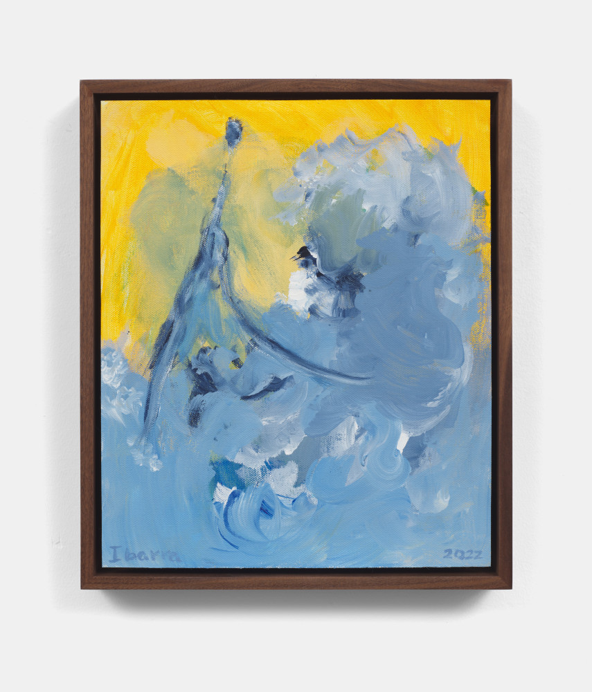 Elizabeth Ibarra
Oh sunny day! (Blue Planet), 2022
Acrylic on canvas sheet
12h x 10w in
30.48h x 25.40w cm