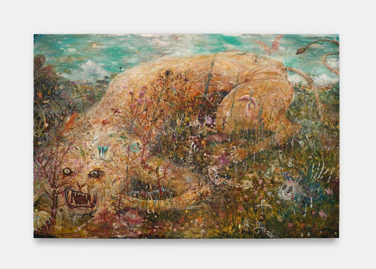 Peter Burns
Lion, 2024
Oil on canvas
72.00h x 108.00w x 1.25d in
182.88h x 274.32w x 3.17d cm