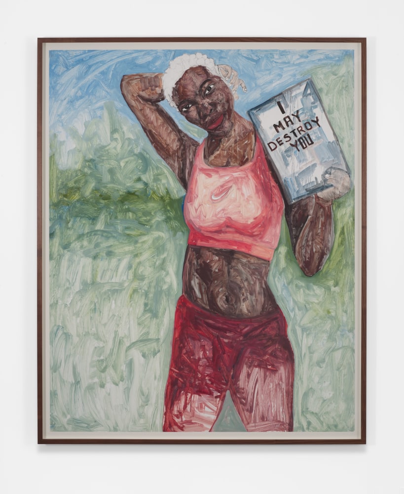 Serge Attukwei Clottey
Michaela Coel, 2020
Oil on paper
60h x 48w in
152.40h x 121.92w cm