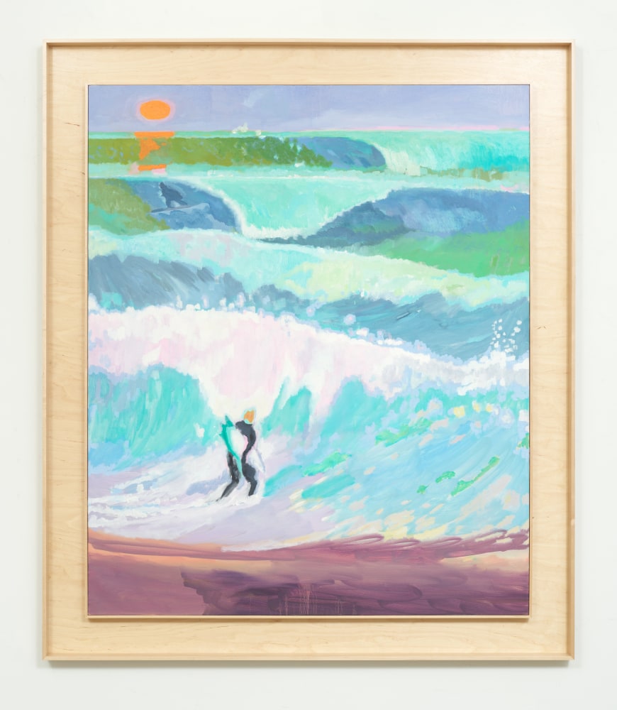Brian Lotti
Evening surf, CR, 2019
Oil on canvas
60h x 50w x 1.50d in
152.40h x 127w x 3.81d cm
