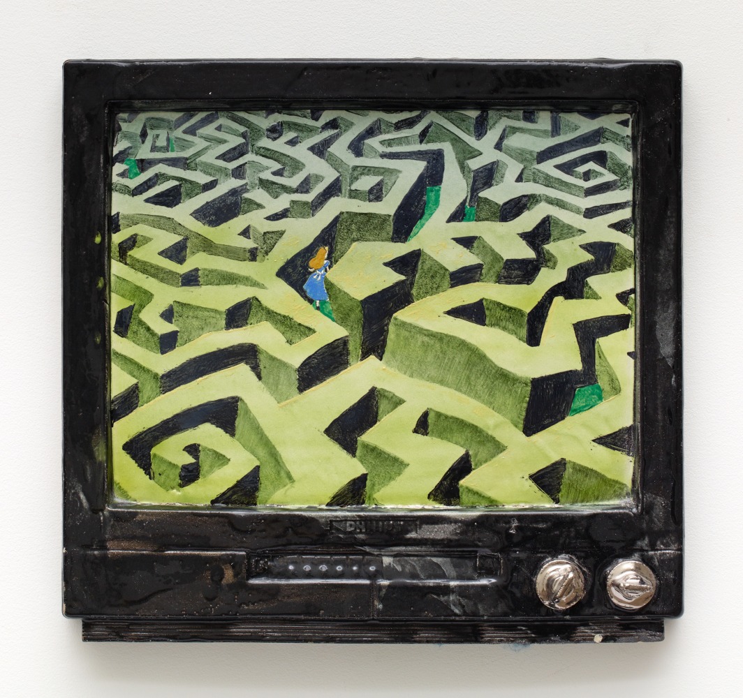 Jesse Edwards
Alice in a Maze, 2017
Glazed stoneware
17.50h x 18.50w x 3.50d in
44.45h x 46.99w x 8.89d cm