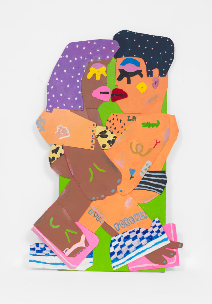 Sammy Binkow
Cuddlers, 2021
Acrylic and Oil on Plastic and Wood
63h x 45.50w in
160.02h x 115.57w cm