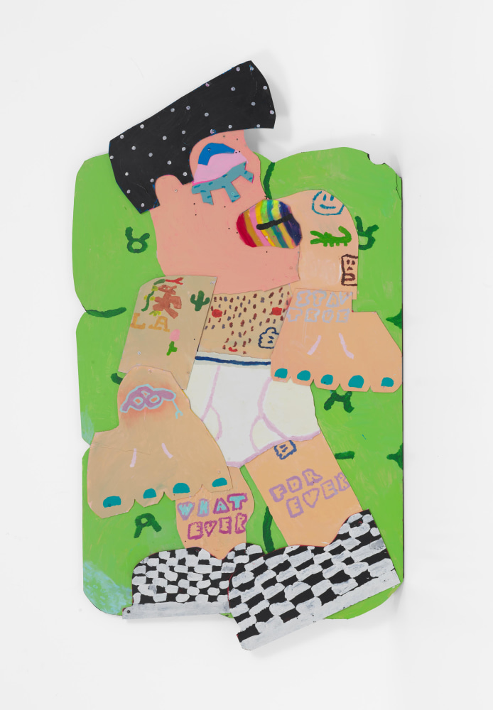 Sammy Binkow
Couch Potato, 2021
Acrylic and Oil on Plastic and Wood
34h x 60w in
86.36h x 152.40w cm