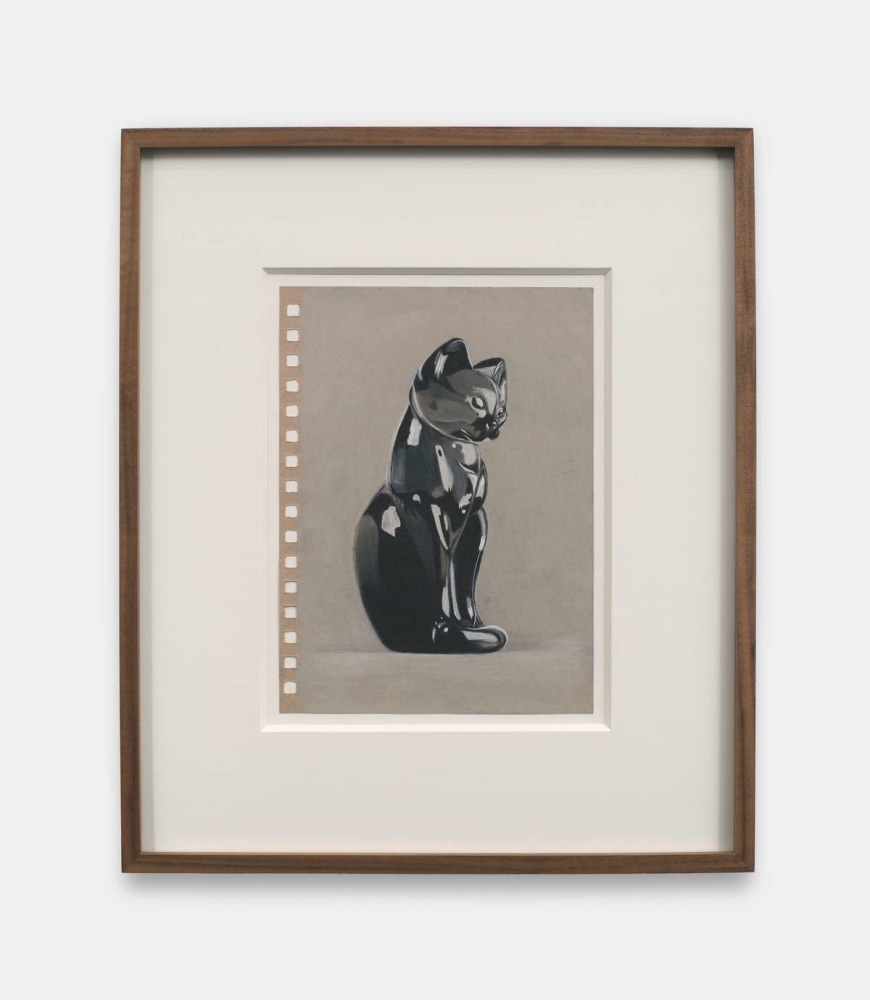 Danii Pascoe
Cat, 2022
Coloured pencil drawing on a5 110 gsm tan paper
8.62h x 6.00w in
21.91h x 15.24w cm