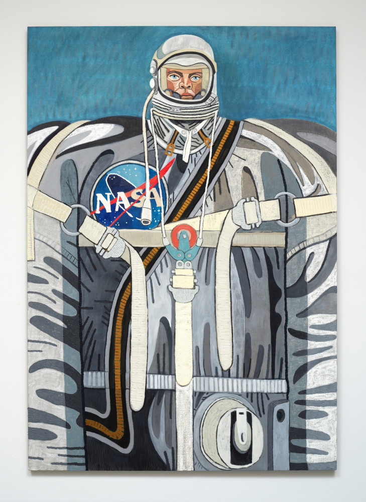 Julian Pace
John Glenn, 2021
Oil and acrylic on canvas
92h x 64w in
233.68h x 162.56w cm