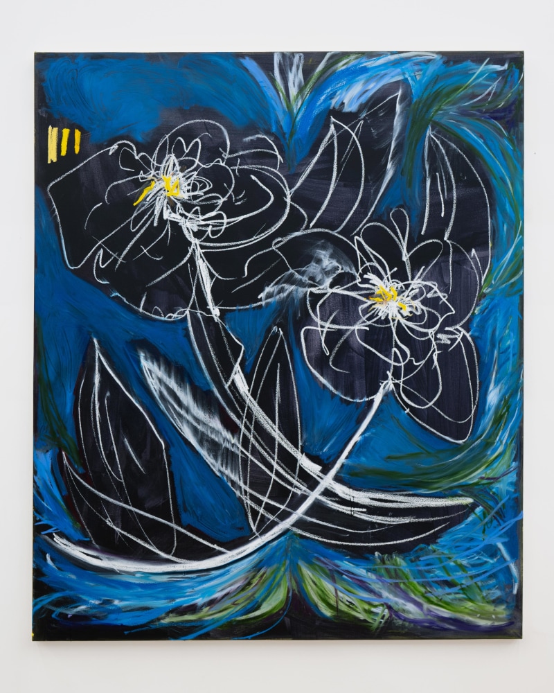 Codi Barbini
Footsteps in the Dark, 2023
Acrylic and oil stick on canvas
72h x 60w x 1.50d in
182.88h x 152.40w x 3.81d cm