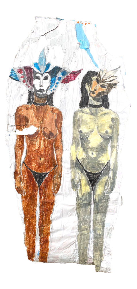 Pharaoh Kakudji

Masks, 2020

Mixed media on paper

72h x 37.50w in
182.88h x 95.25w cm