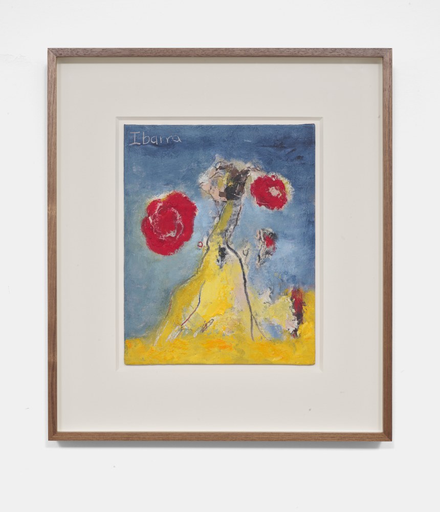 Elizabeth Ibarra
Red Roses (Blue Planet), 2022
Acrylic, cold wax and oil on canvas board
10h x 8w in
25.40h x 20.32w cm