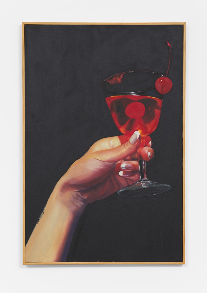 Th&amp;eacute;r&amp;egrave;se Mulgrew

Cherry Cocktail, 2021

Oil on canvas

36h x 24w x 1.50d in
91.44h x 60.96w x 3.81d cm