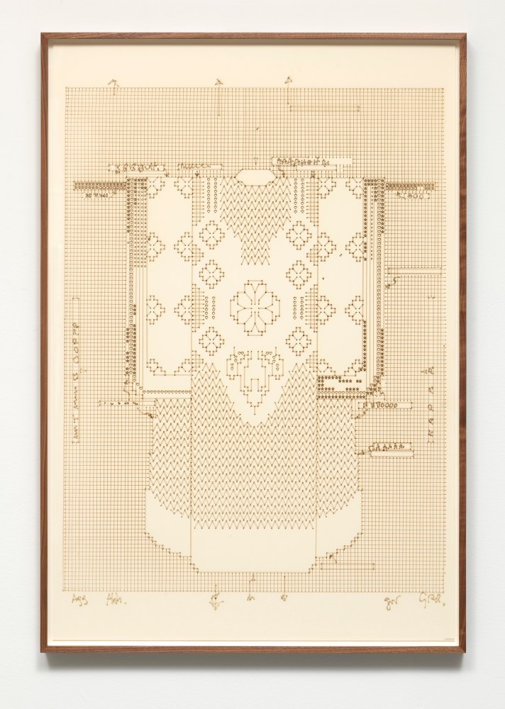 Richard Gasper
Untitled (drawing), 2019
Laser etch on archival paper board (Canson ivory white)
47.50h x 32w in
120.65h x 81.28w cm
