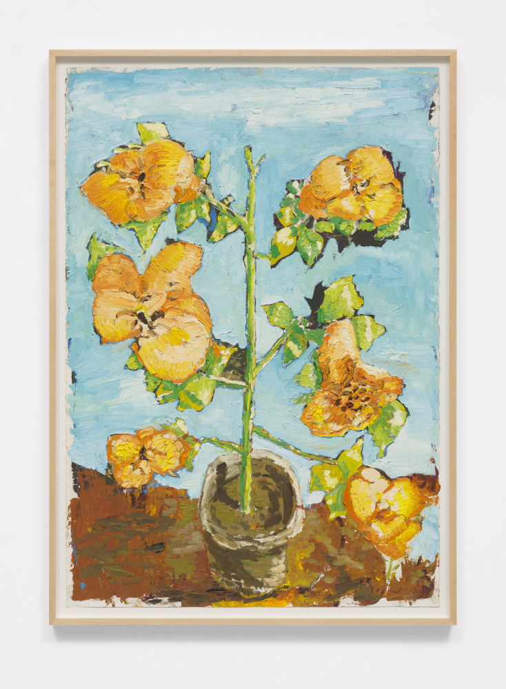 Ken Taylor Reynaga
Orange poppi, 2020
Oil on paper
44h x 30.25w in
111.76h x 76.84w cm