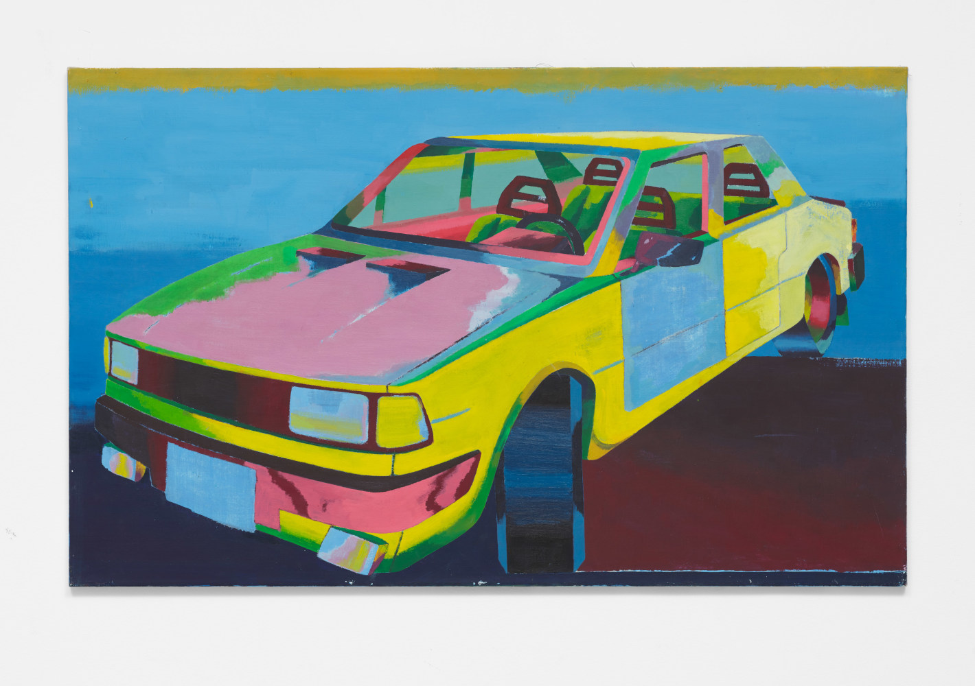 Car 2, 2019
Oil on canvas
35.43h x 57.09w in
90h x 145w cm