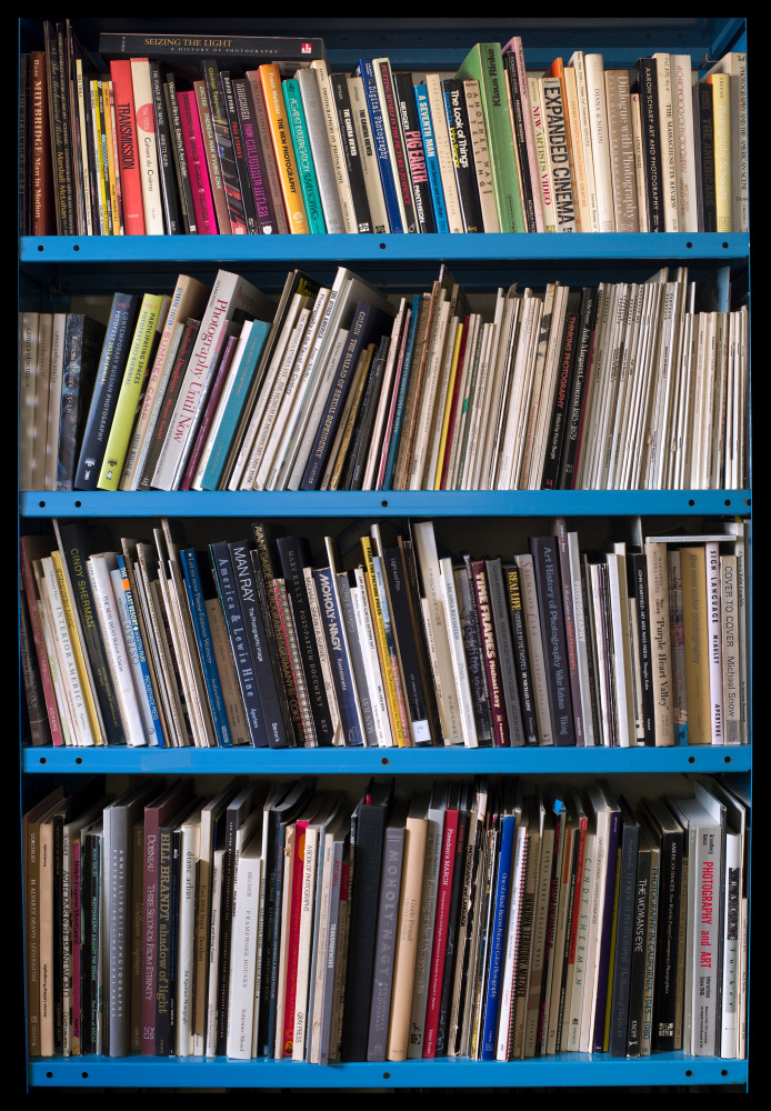 MANUAL (Hill & Bloom) The Library (photography & moving image), 2013 archival pigment print, ed: 5 47 1/2" x 32 3/4" M 552, Moody Gallery
